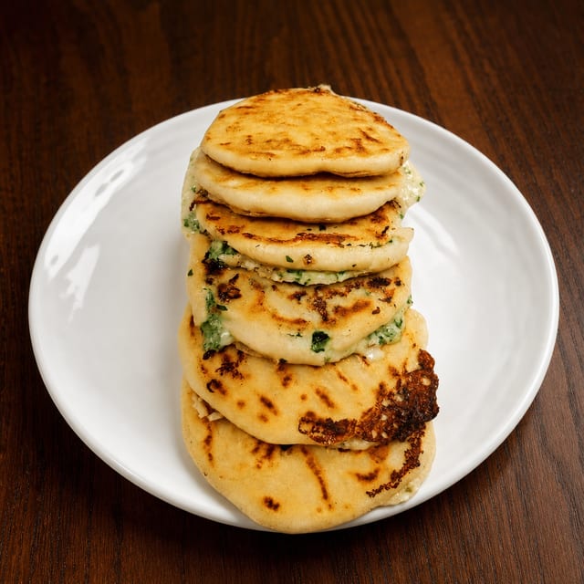 Pupusa De Jalapeño Con Queso.