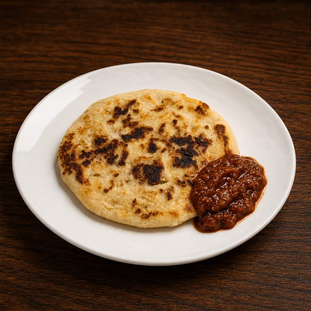 Pupusa Picante / Spicy Pupusa.